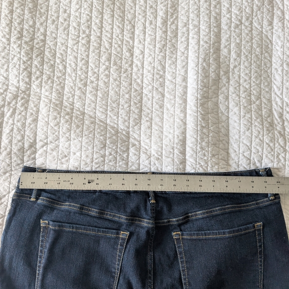 PLUS 20W Ava & Viv Dark Blue Skinny Jeans - Picture 11 of 13